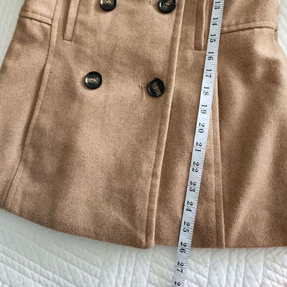 Thread and supply camel doble breasted wool blend jacket - Picture 5 of 16